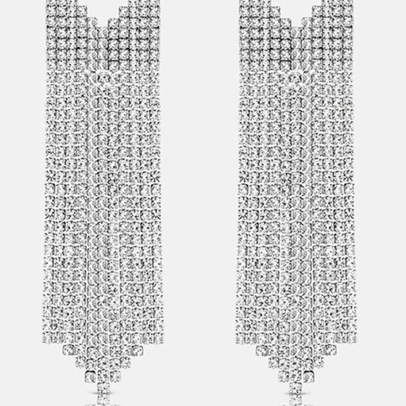 METROCITY JEWELRY Brillante White Earrings A231BE0739WPA