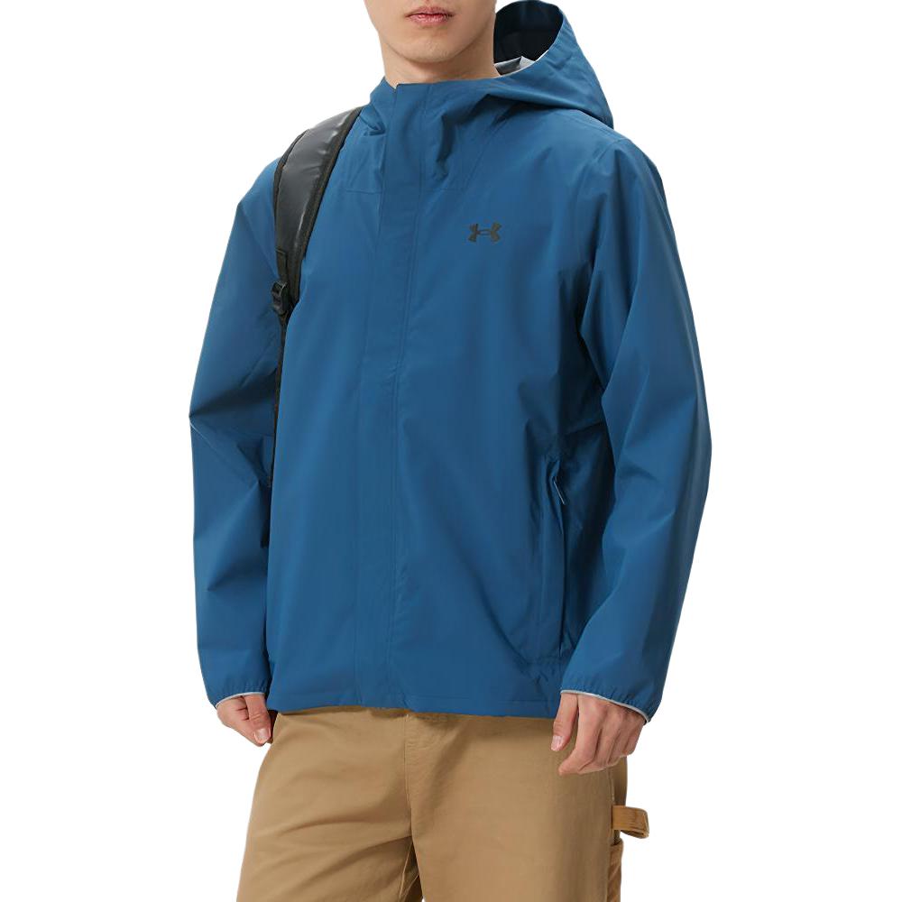 Under Armour Woven Loose Fit Hooded Long Sleeve Jacket Men Jacket 1376066-498