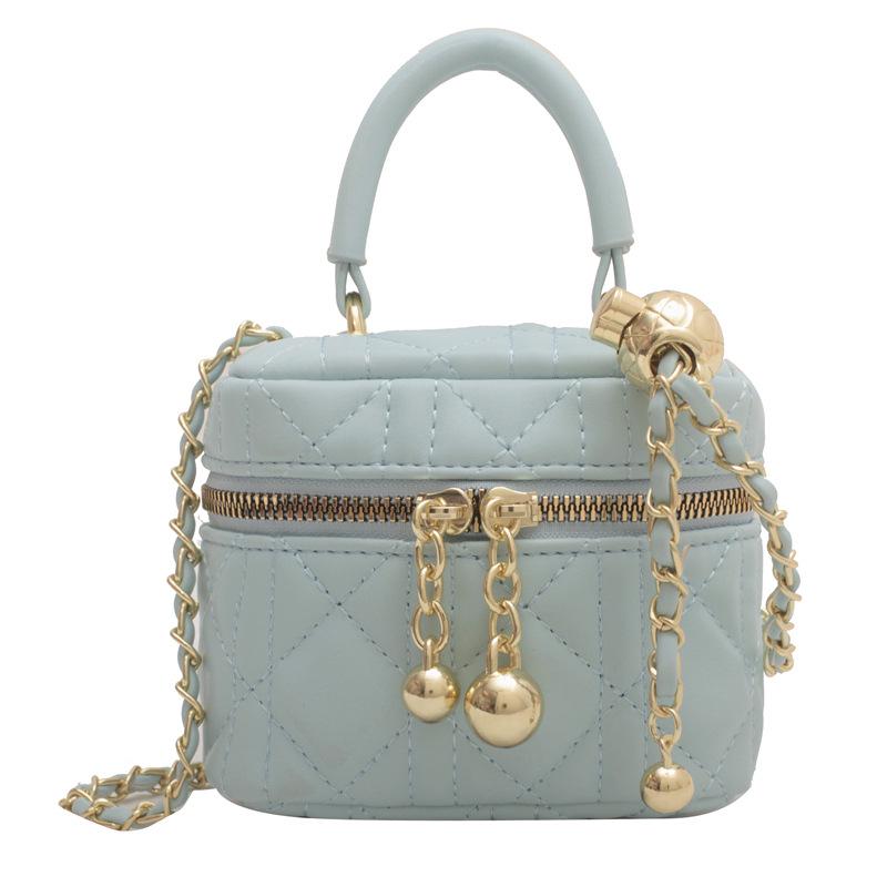 Sac Messenger Mini Chaîne Tendance pour Femmes 2025 - Collection Printemps/Été, Sac à Main Carré Petit et Polyvalent à la Mode