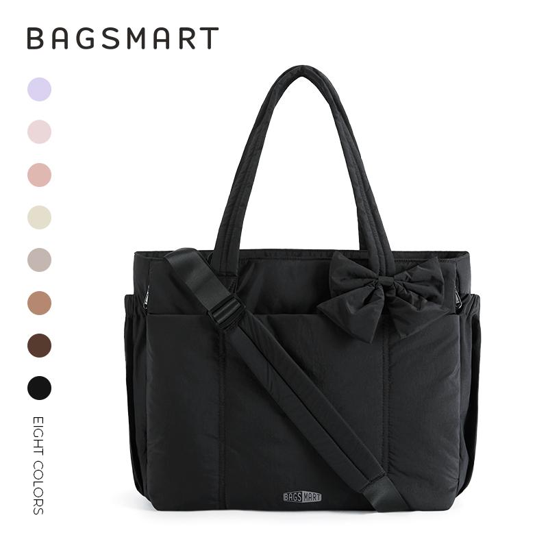 Women Large Capacity Tote Bag Versatile Commuter Handbag With Multi Pockets Shoulder Messenger Sports Bag