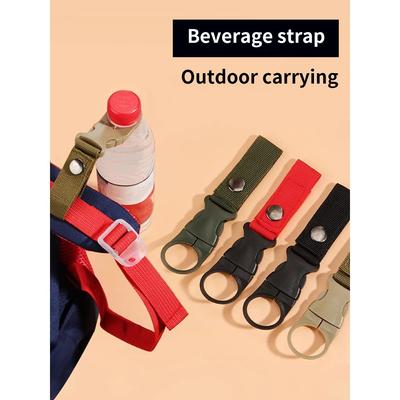 Outdoor Water Bottle Buckle Webbing Tactical Hanging Buckle Portable Suitable For Outdoor Camping, Hiking Trip