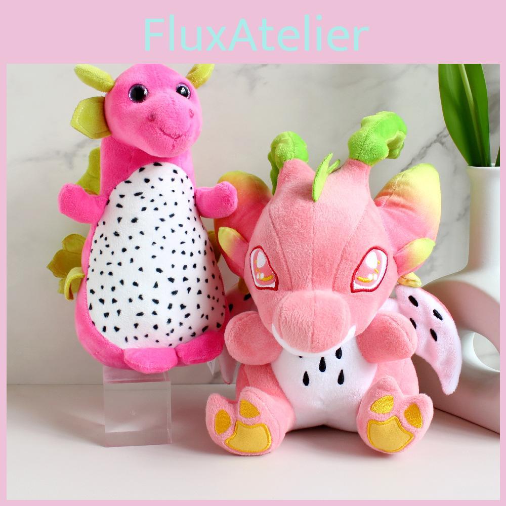 Dragon Fruit Macaroon Plush Toys Dinosaur Stuffed Doll Decoration Gift 20cm