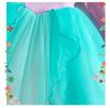 Girls' Mermaid Gem Princess Dress with Fly Sleeves - Long-Sleeved Christmas Party Attire for Autumn and Winter