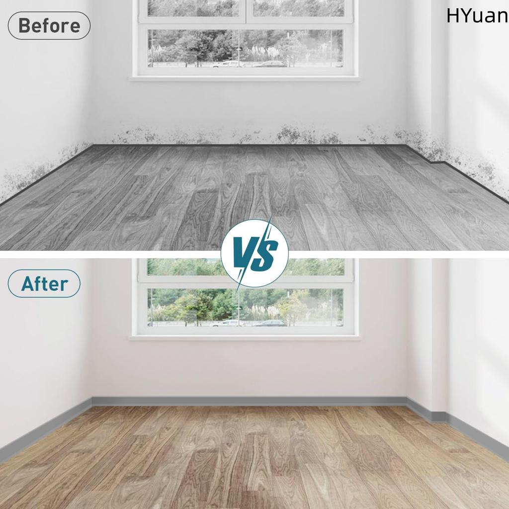 HYuan 1PC 2m/78.74in Line Wallpaper Living Room PVC Baseboard Molding Trim Self-Adhesive Flexible Wall Border Sticker