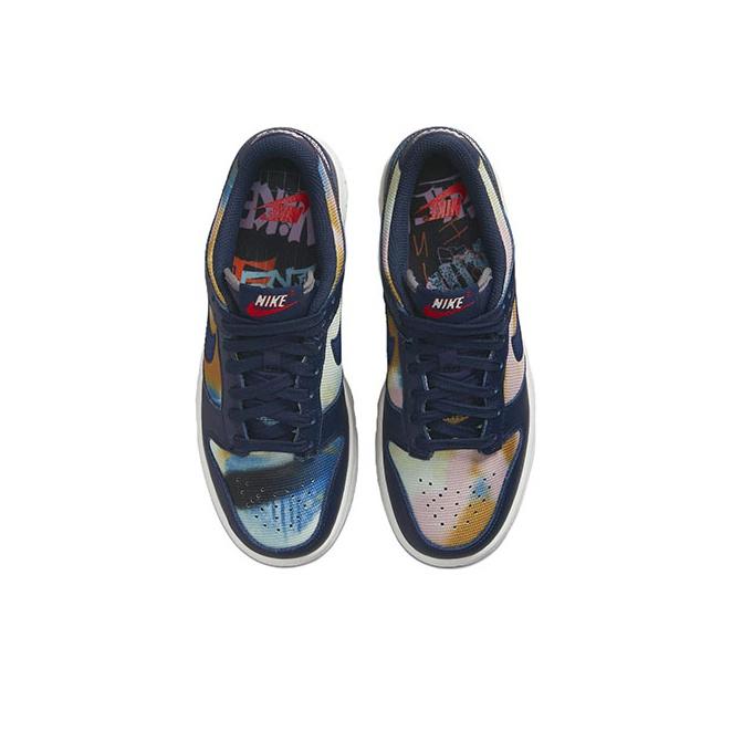 New Nike Dunk Low Graffiti Navy GS DM1051-400
