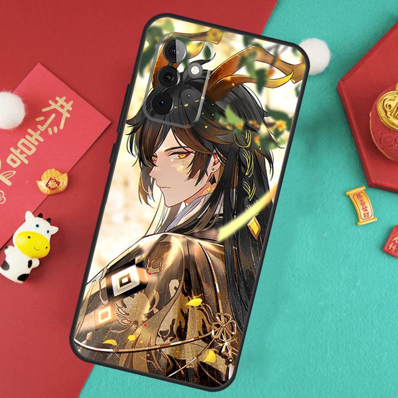 Genshin Impact Zhongli Case For Samsung Galaxy A16 A17 A54 A34 A14 A15 A35 A55 A52 A12 A32 A13 A33 A53 A26 A36 A56