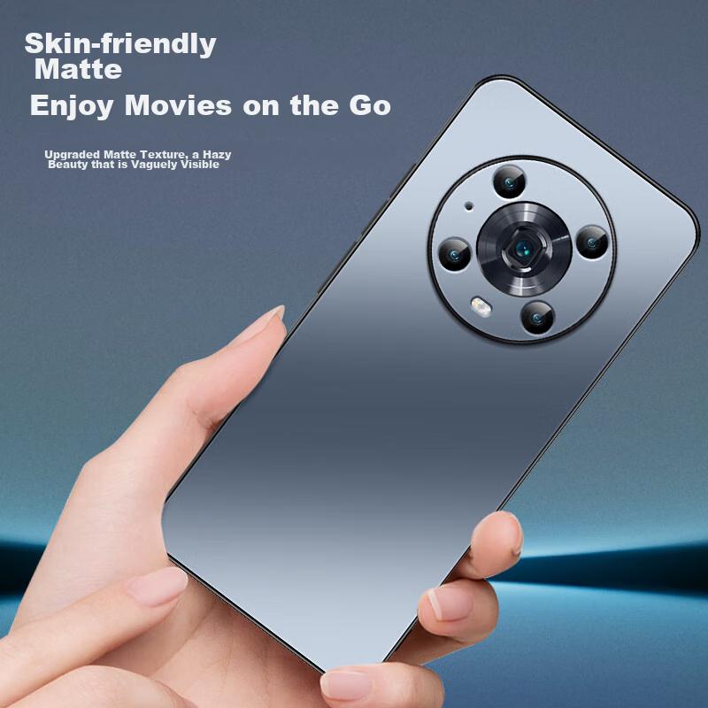 Honor Magic4 Pro Phone Case, Huawei Magic4 Pro Protective Cover, AG Frosted Full Coverage, Real Machine Feel, Simple Luxury Anti-Drop,n, Sapphire Blue