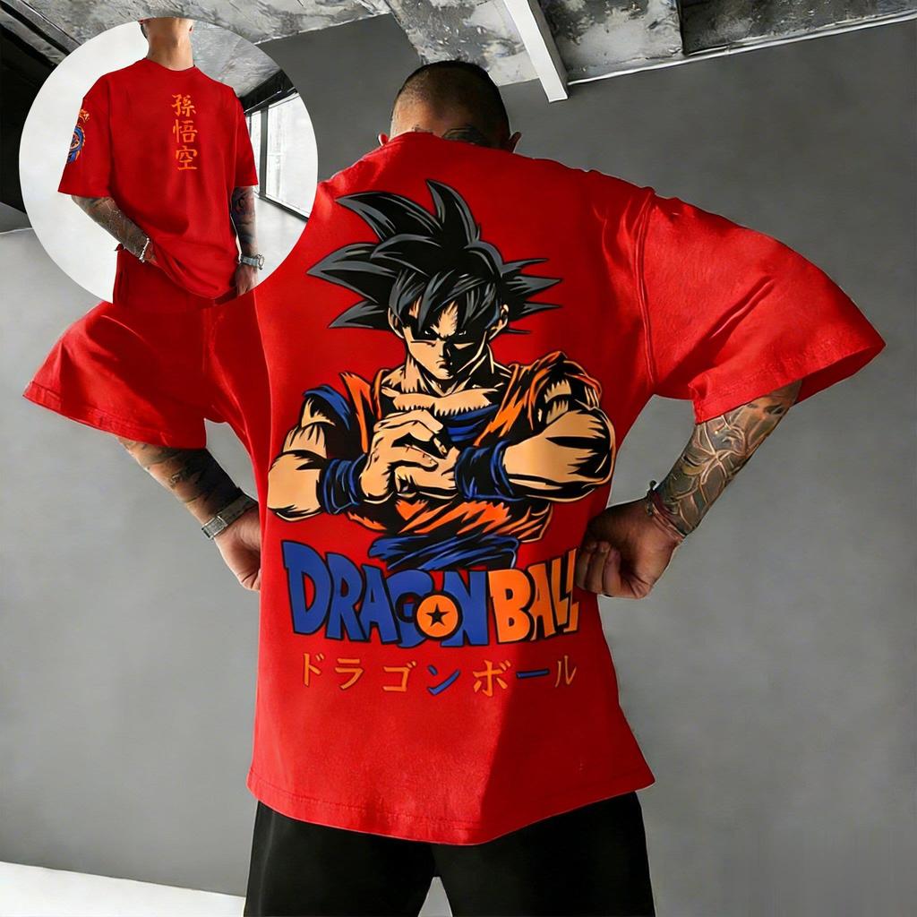 Dragon Ball Z Goku Graphic T Shirt Men Women Anime Print oversized Cotton Short Sleeve Tee 2026 Summer Y2k Streetwear Casual Top