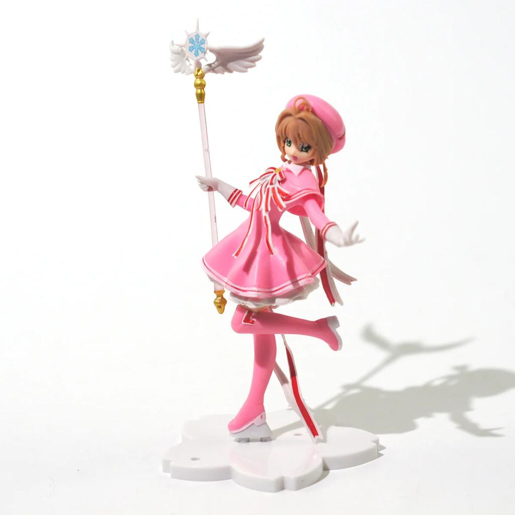 22CM Anime Card Captor Sakura Clear Card-hen Kinomoto Sakura Figure Standing Model Toy Gift Collection Action Figure Doll