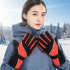 Soft Unisex Windproof Gloves PP Cotton Thickened Finger Mittens Ski Anti-cold Gloves  Women