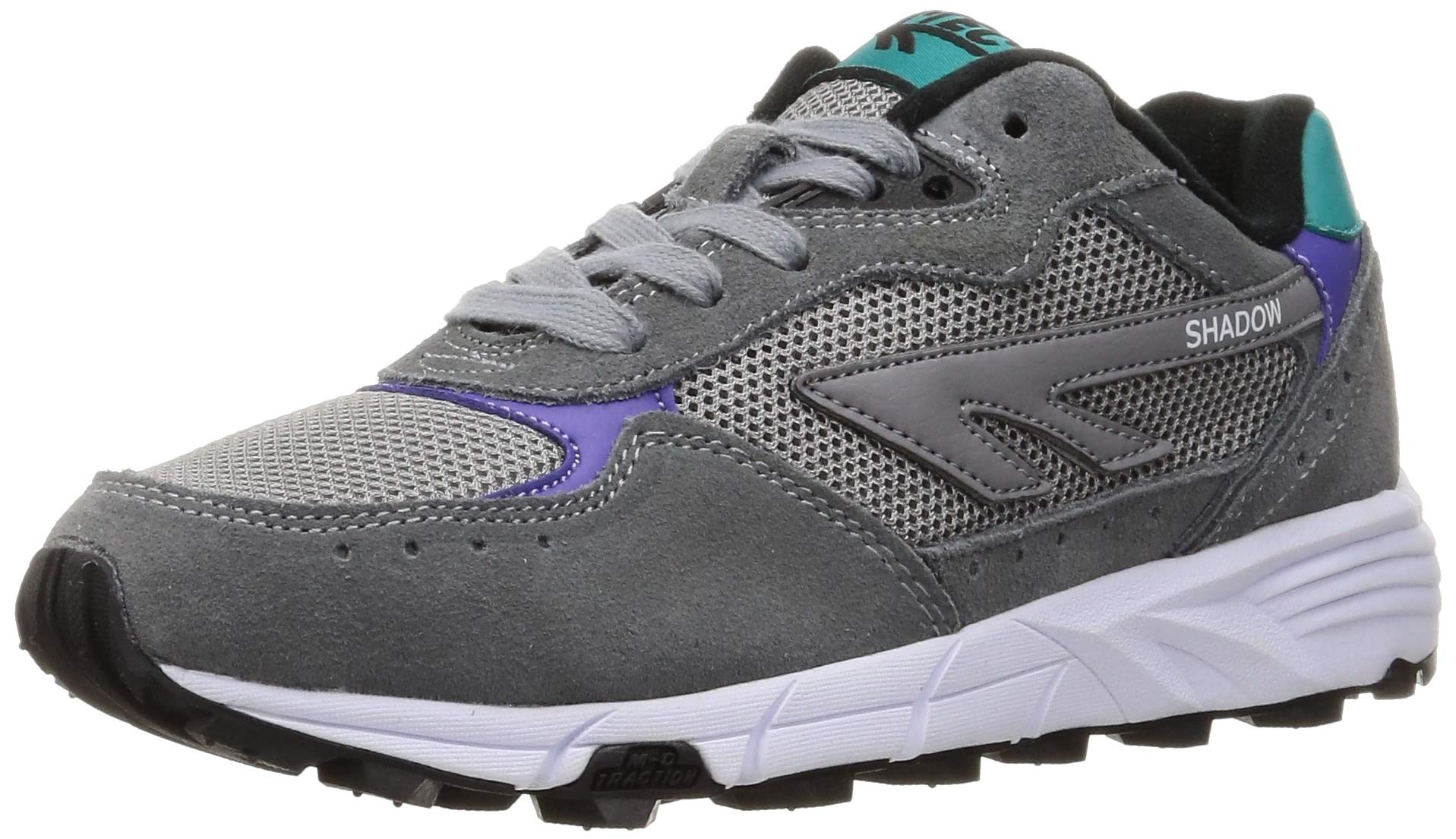 Кроссовки Hi-Tec SHADOW TL Forest, Серый/Бирюзовый/Фиолетовый, Размер 23,0 см
