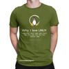 Men's Tux Linux Penguin Tshirt Premium Cotton Clothing Leisure Harajuku Manga Tees Aesthetic Camisas T-Shirts