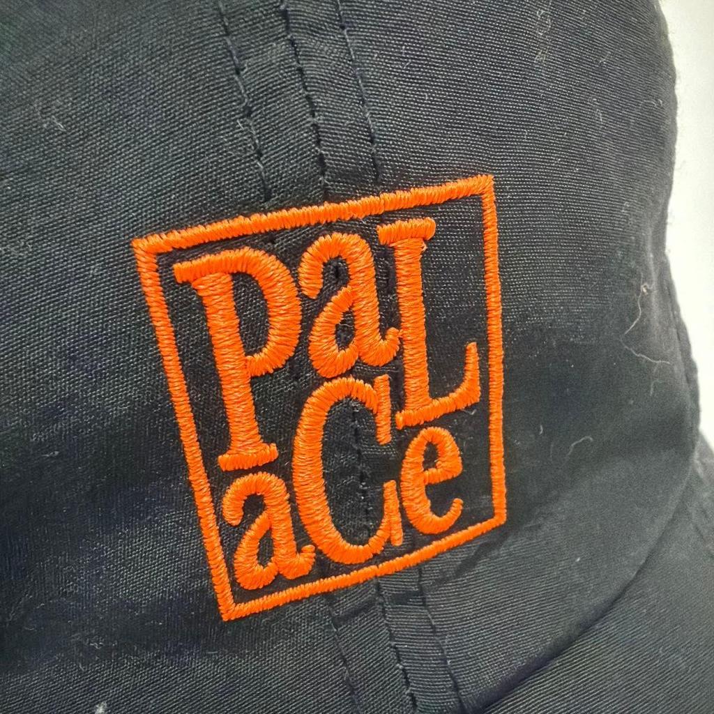 Used PALACE SKATEBOARDS Palace Cap Black Orange Logo