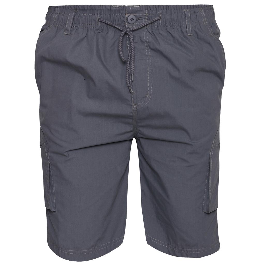 Duke Mens D555 Nick Elasticated Waist Cargo Shorts