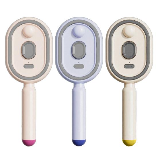 Electric Steam Hair Brush with Water Spray Reduce Frizz Anti-Static Misting Hairbrush Portable Travel Cordless Fluffy Hair Detangling Brush