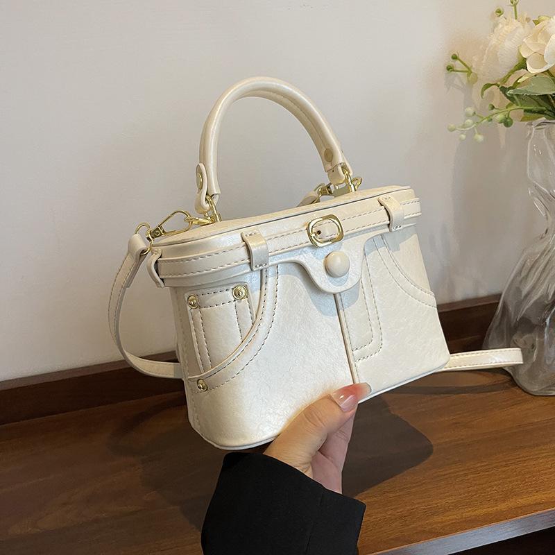 Bags Fashion Versatile Box Bag Autumn 2025 New Denim Shoulder Bag Women's Versatile Crossbody Cosmetic Bag