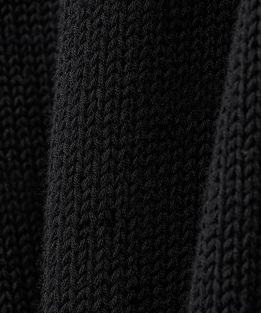 Noirer For Woman Lux Cotton Classic Cardigan (Black)