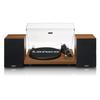 Lenco LS-480WD - Platine Vinyle Bluetooth® Avec Deux Haut-parleurs Externes Et 2 X 30 Watts RMS, Bois