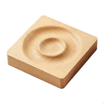 Wooden Bracelet Display Decorative Jewelry Tray Elegant Design Beaded Holder for
