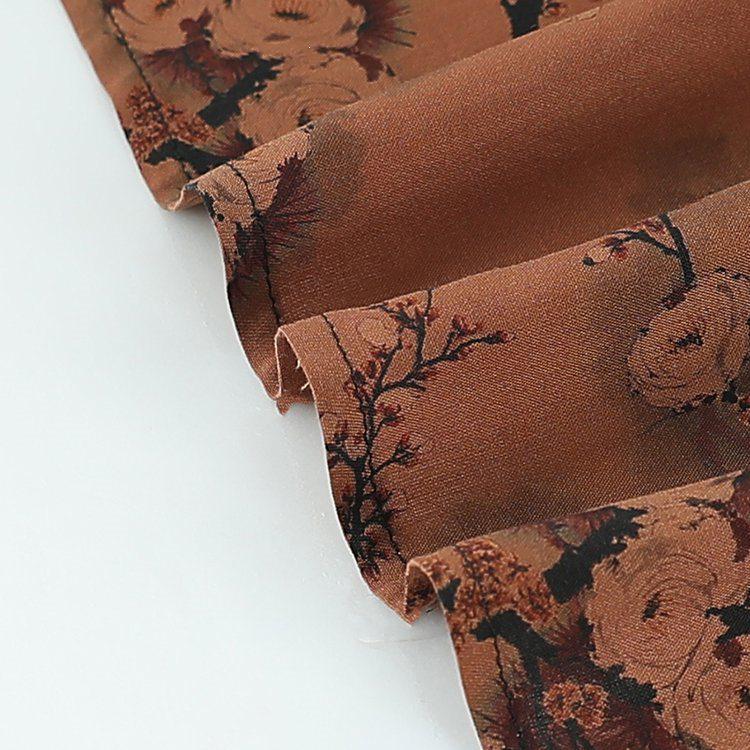 Spring & Autumn Floral Suit for Middle-Aged Women: Plus-Size Casual Two-Piece Set for Comfortable Home Wear