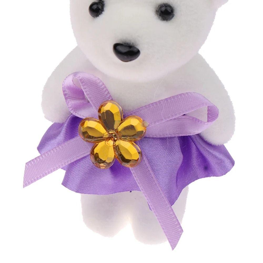 10 Stück/Set Schaumbär Mini-Bär Blumenstrauß Plüschtier Cartoon-Straußpuppe Freundinnen