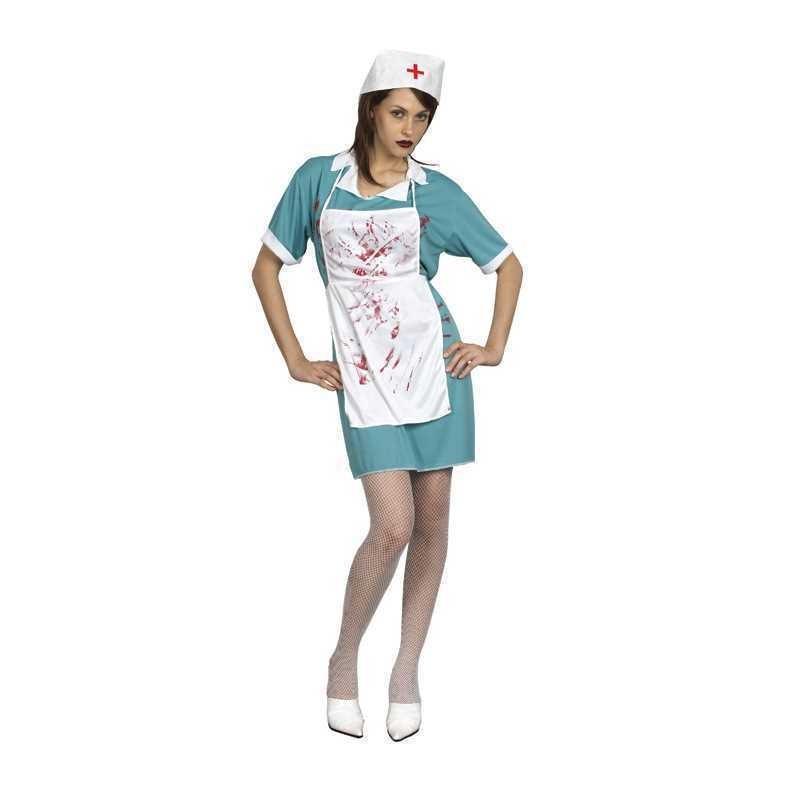 Niepokojąco Realistyczny Krwawy Kostium Pielęgniarki Na Imprezy Halloweenowe I Wydarzenia Cosplay