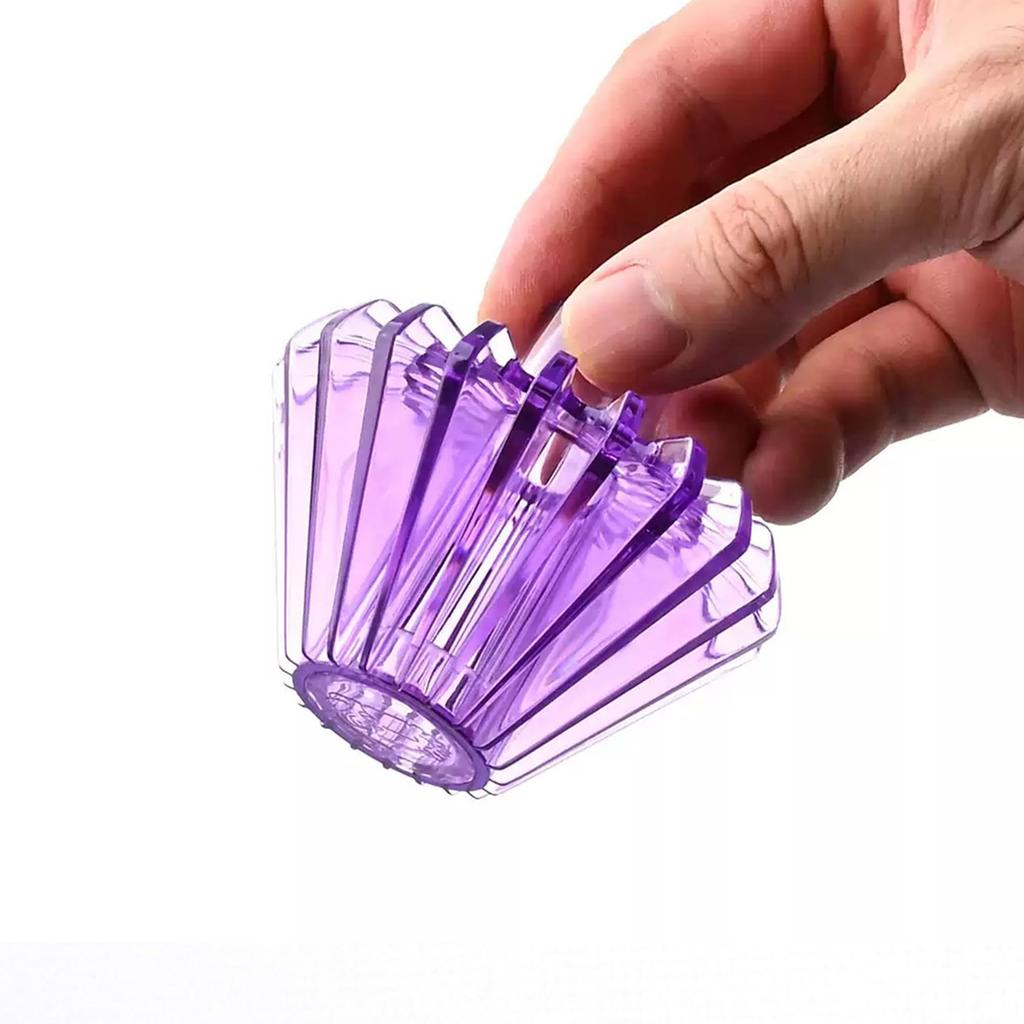 BERGBUCH V60 Rinse Assist Tool "1006" (New Cyan Purple Color) Made with Next-Generation Tritan Resin. Compatible with Most Conical Drippers and