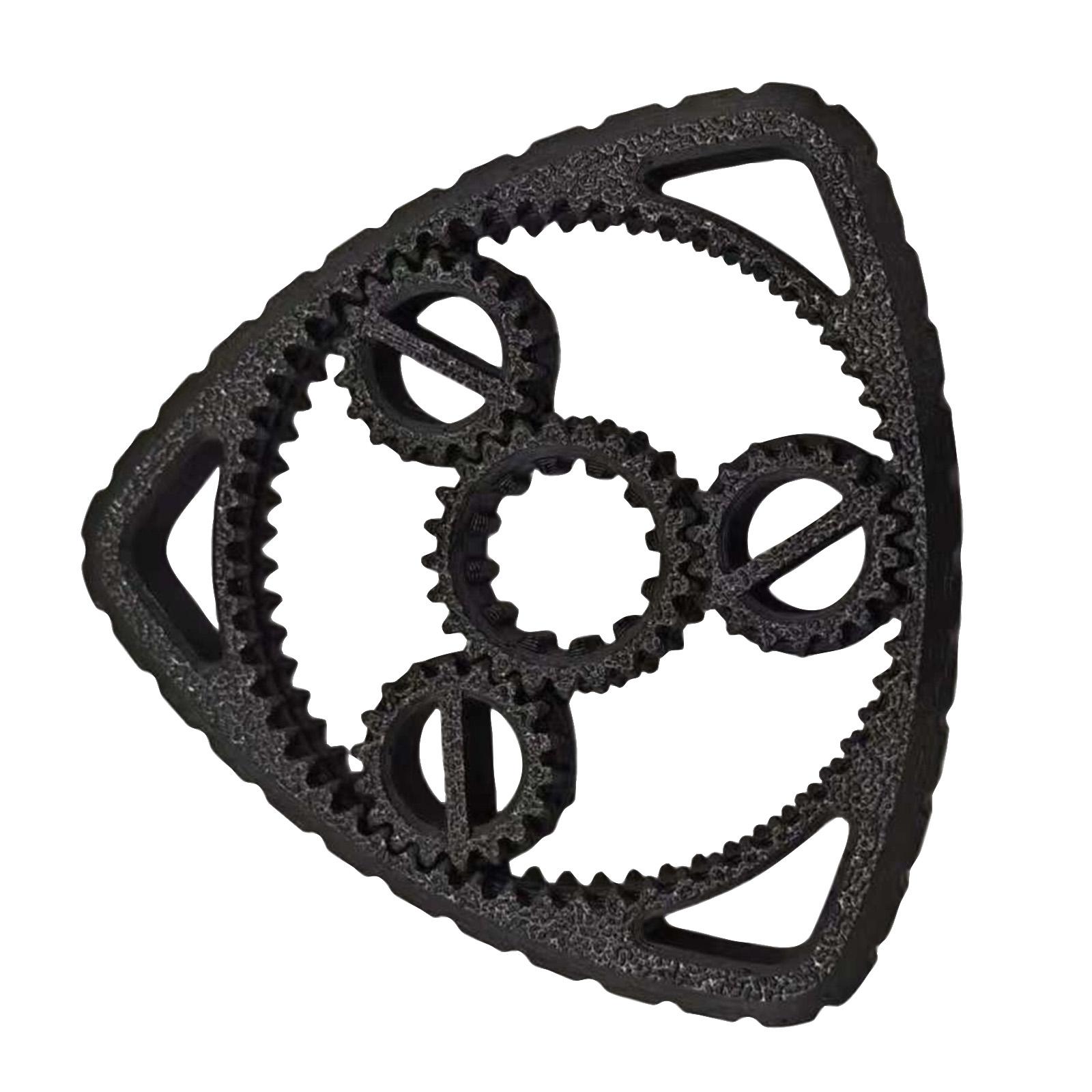 3D Printed Triangular Planetary Gear Mechanical Gear  Toy For Stress Relief One Size чёрный