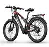 Randride YG90B Electric Mountain Bike, 1000W, 48V 17Ah, 27.5"x2.4" Fat Tire, 21-Speed, Full Suspension,  Hydraulic Brakes