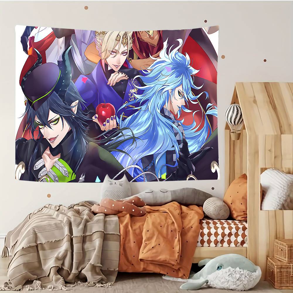 TwistedWonderland Game Tapestry Customizable Tapestries Of Various Styleswall Hangings Celebrity Photo Printingwall Hangings