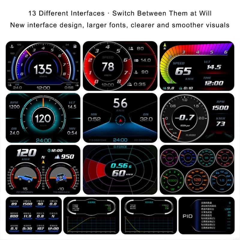 28GC Automotive HUD Head Up Display For Cars Featuring Real Time Engine Data Analysis China Mainland