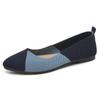 Shoes Women's Summer Solid Color Pointed Flat Bottom Women's Shoes Casual Breathable Women's Hollow Cloth Shoes Not Tired Feet Single Shoes