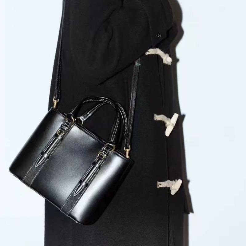 Home Women's Bags Olive Green Mini City Handheld Messenger Bag Fashion Versatile Bucket Bag Commuter