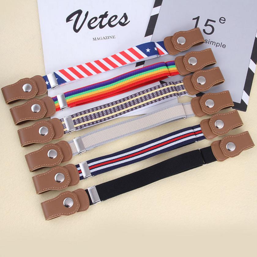 Nuova Cintura Elastica Senza Fibbia per Bambini Vita Senza Fibbia Cinture Elastiche per Bambini Piccoli Regolabile Cinture per Ragazzi e Ragazze per Jeans