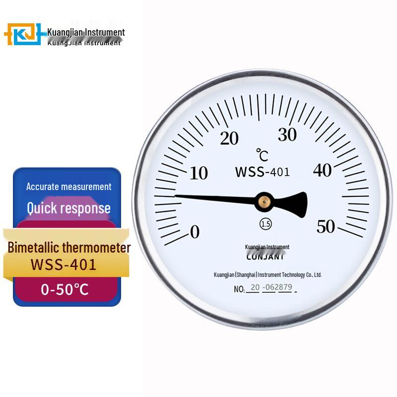 CONJANT WSS-401 304 Stainless Steel Bimetal Thermometer