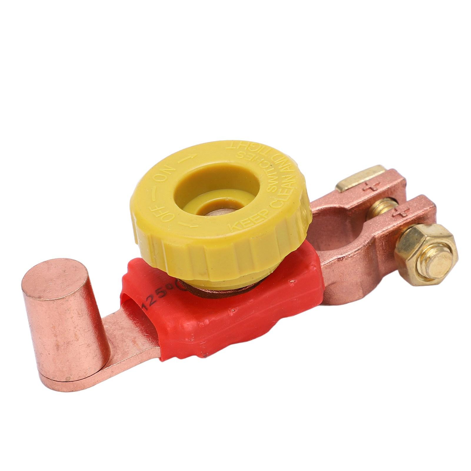 

Выключатель массы аккумулятора Положительный выключатель отключения аккумулятора Главный выключатель аккумулятора Изолятор для 6В 12В 24В Автомобиль Дом на колесах Квадроцикл