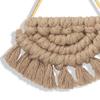 1 Pair Women Dangle Earrings All Match Ear Decoration Creative Weave Semicircle Tassel Hook
