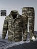Costum de camuflaj pentru primăvară și toamnă: Îmbrăcăminte de lucru rezistentă la rupere, murdărie și uzură pentru exterior, alpinism, construcții și protecția muncii