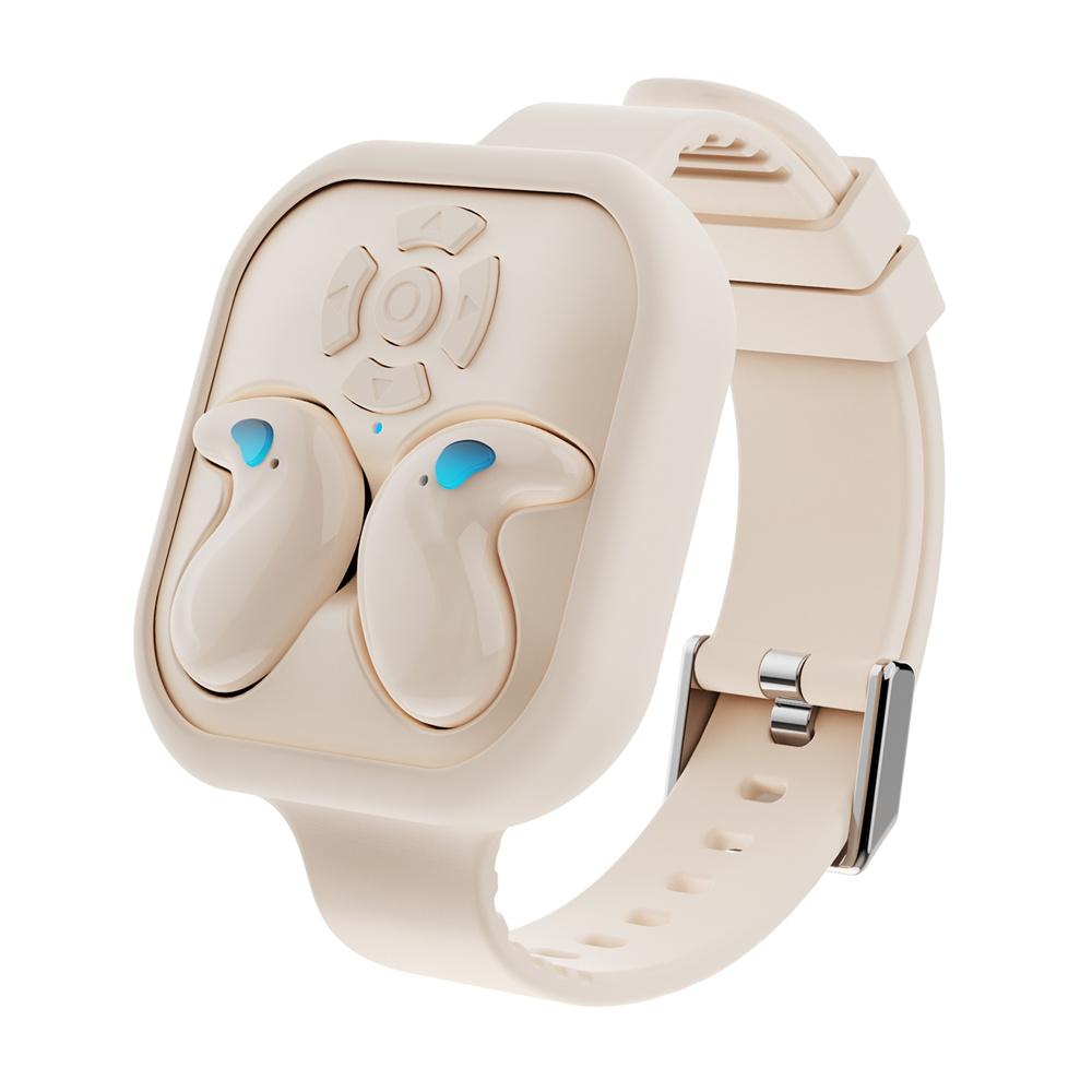 Mini Bluetooth Sleep Headphones With Watch Strap Bluetooth 5.4 Waterproof Earphone Like Page-Turning Photo-Taking Remote Control