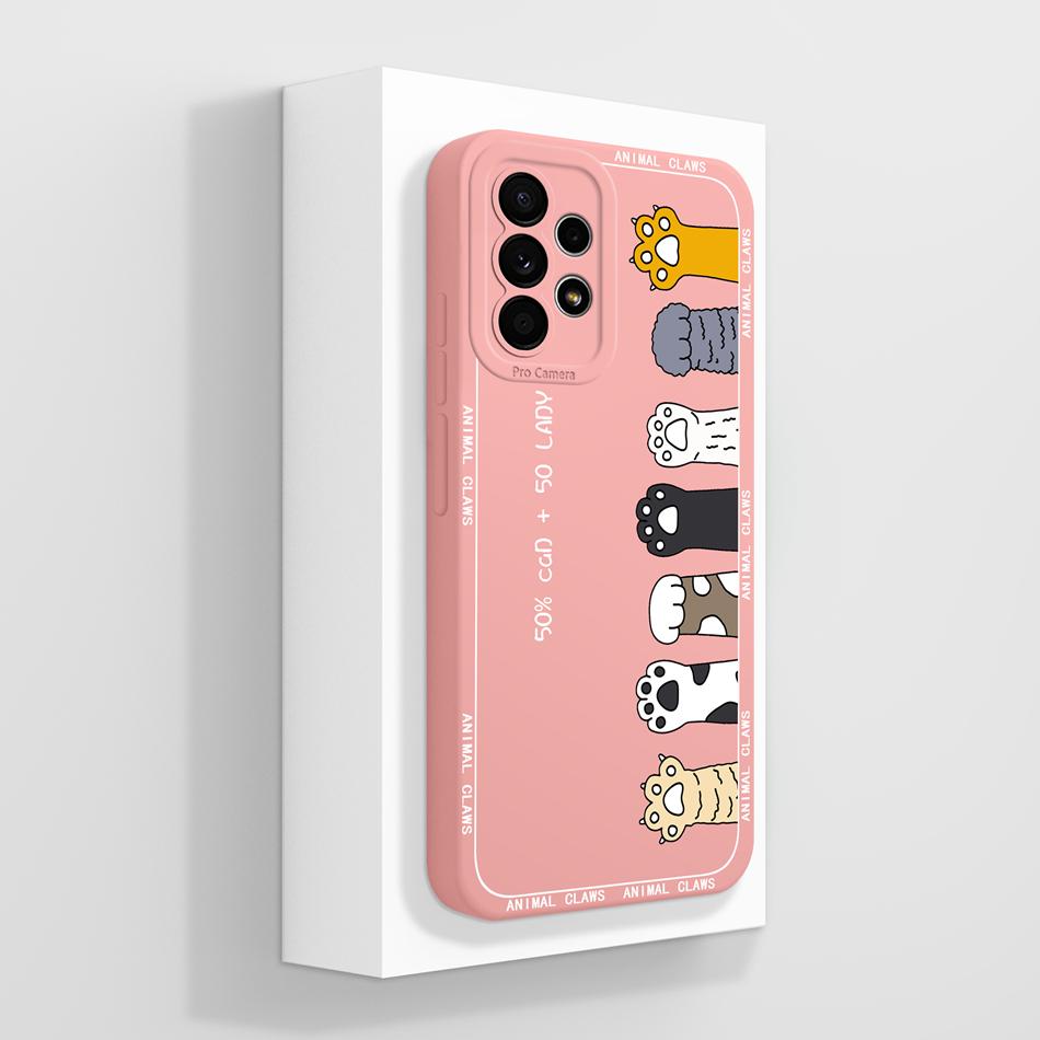 For Samsung Galaxy A52 A52S Case Cute Candy Painted Cover For Samsung A 52 Soft Liquid Silicone Phone Cases For Samsung A52 Capa