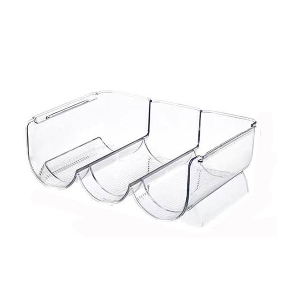 

Подставка для стаканов с защитой от падения, прозрачная стойка для вина, креативная стойка для хранения бутылок с водой для дома 3 Grids