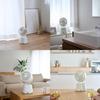 [Siroca Official Store Exclusive Model] 3D Circulator Botanical Lily (White) | Suitable for 23 Tatami Mats, 5 Colors Available, Fan, Circulator, DC Mo