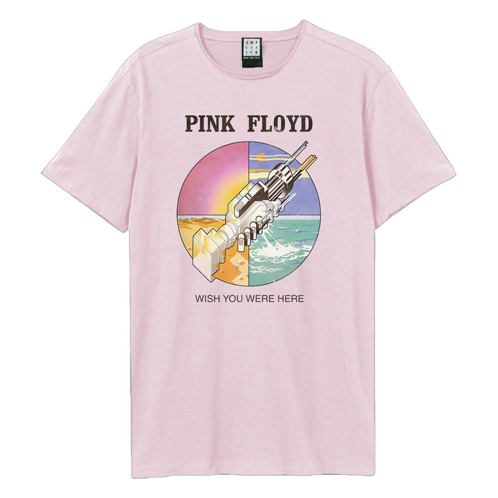 Amplified Unisex Adult Wish You Were Here Pink Floyd T-Shirt