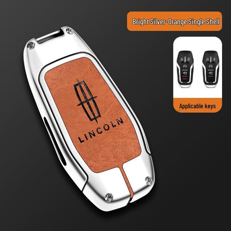 Hochwertiges Metall-Schlüsselschalen für Lincoln MKZ, MKC, MKX (Altes Modell)