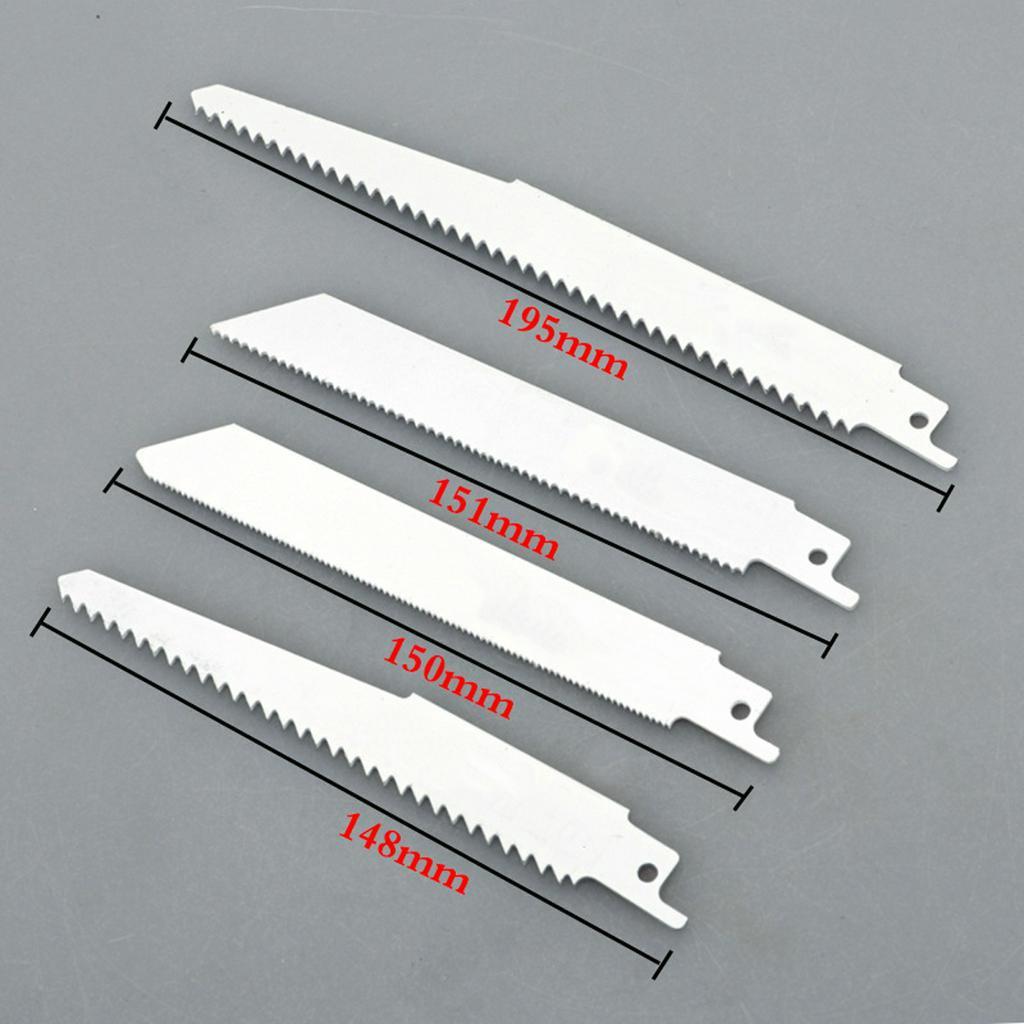 10pcs 6-8‘’ High-speed Steel Cordless Reciprocating Saw Blades Power Tools Cutting Reciprocating Saw Blades