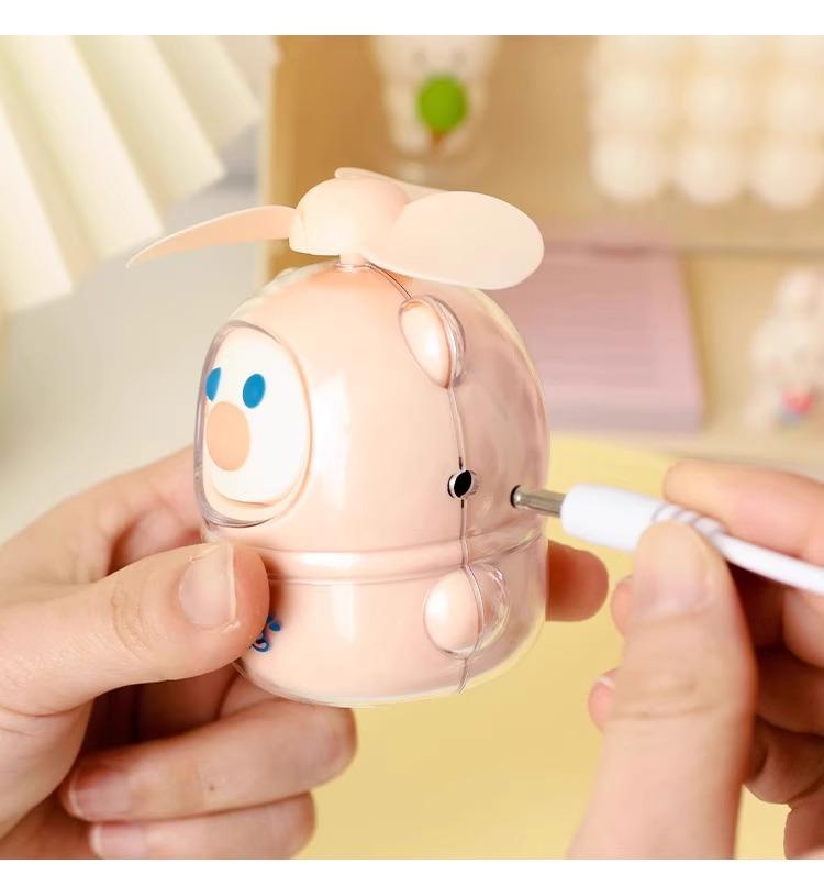Portable USB Rechargeable Mini Handheld Fan for Kids & Students