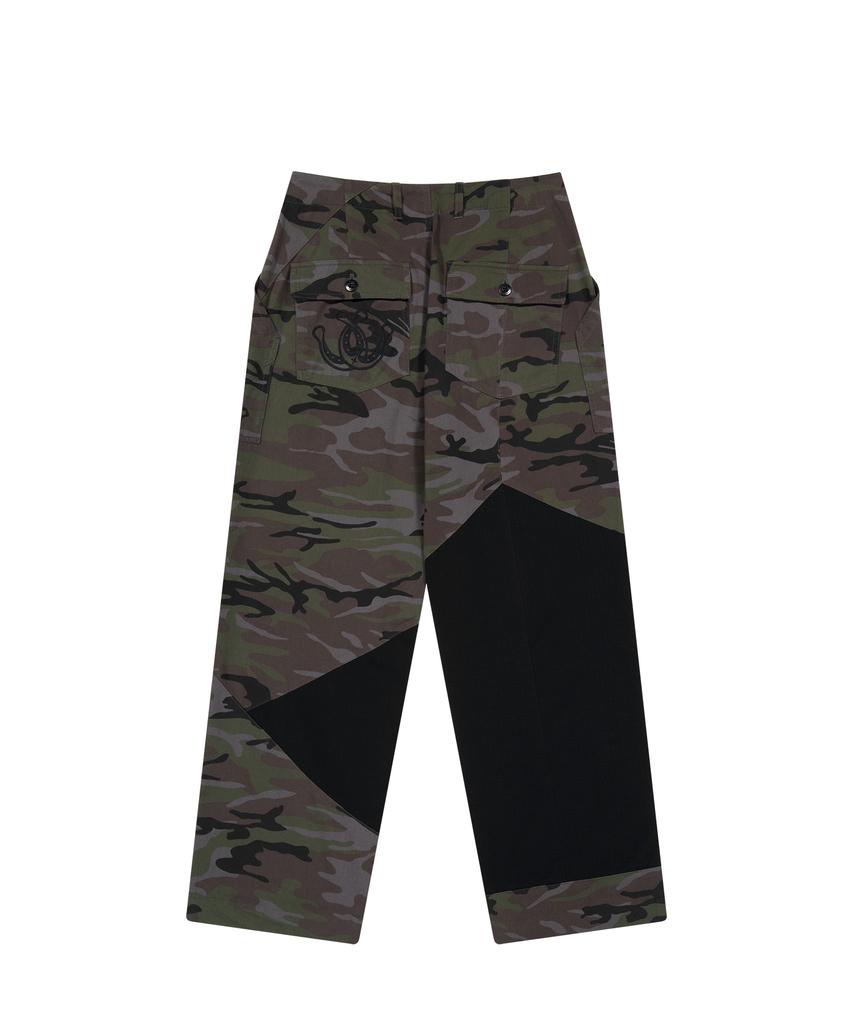 TUEWID Classic Utility Trousers In Camouflage