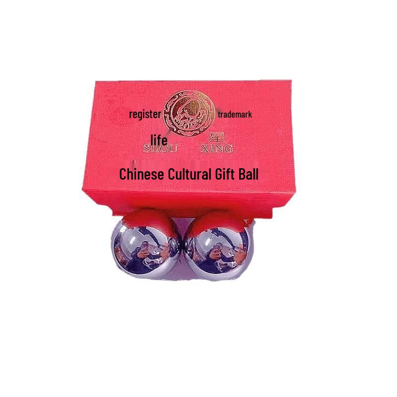 Solider Stahl Baoding Handball: Fitness & Gesundheit Übungsball für Handgriff-Übungen