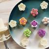 24TE Plastic Mooncake Mold Plum Blossom DIY Mooncake Stamps DIY Mooncake Moulds for Mid-Autumn Festival Baking Mooncake