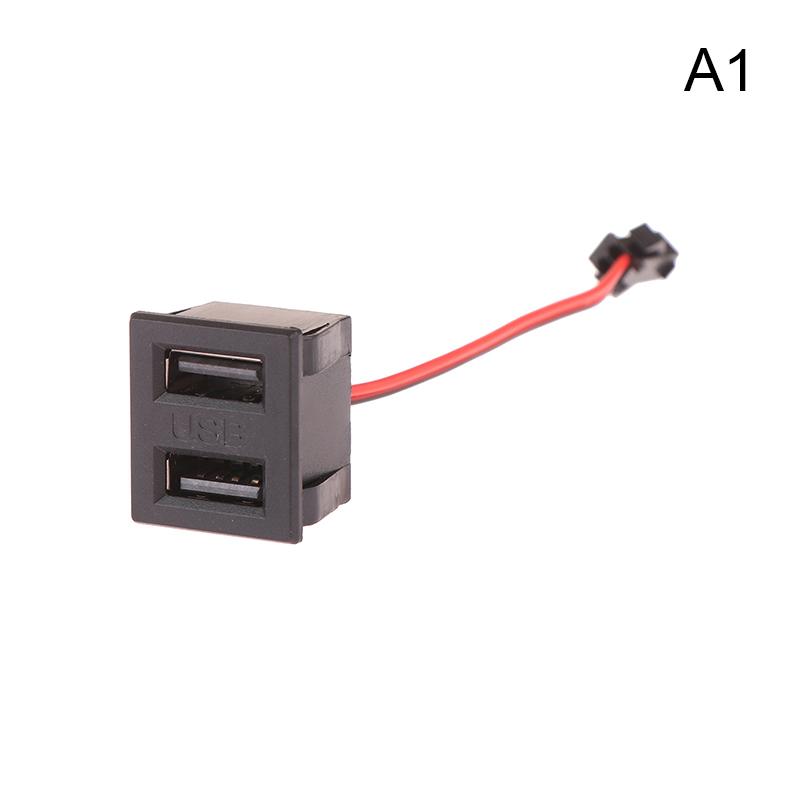 

1 шт. Двошарове гніздо USB типу A, гніздо Type-C та гніздо USB для заряджання, розетка живлення з кабелем-роз ємом